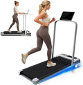 Walking Pad, Walking Pad Treadmill for Home Office, Portable Under Desk Treadmill with Remote Control and LED Display, Walking Jogging Running Machine