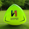 ONEKEEPER Soccer Reflex & Reaction Ball - White, Orange, Blue, Pink, and Fluo Yellow, Agility and Coordination Training for Kids and Juniors (Pump Not Included)