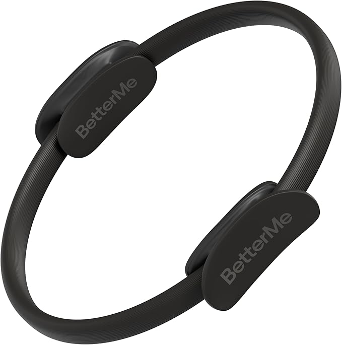 BetterMe Toning Pilates Ring – Magic Circle Pilates Ring for Strength & Flexibility – 15 Inch Fitness Ring for Home Pilates & Yoga Workouts