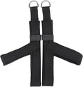 Set of 2 D-Shaped Pilates Straps to Improve Flexibility. Flexible Fitness Belts for Reformer, Ideal for Back Exercises.
