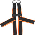 Set of 2 D-Shaped Pilates Straps to Improve Flexibility. Flexible Fitness Belts for Reformer, Ideal for Back Exercises.