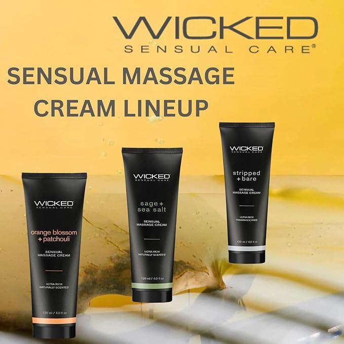 Wicked Sage+Sea Salt Massage Cream 4oz