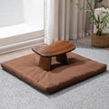 Solid Wood Meditation Stool, Meditation Stool, Church Meditation Stool, Sitting Stool, Tea Kneeling Stool, Meditation Yoga Stool,Brown and Cushion