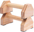 1pair Solid Wood Push-up Bracket Fitness Equipment for Calisthenics and Strength Training Push-up Stand for Home Workout Smooth Non-slip Design Easy to Carry