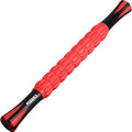 Muscle Roller & Massage Roller Stick for Athletes - Lymphatic Drainage Support, Relieves Muscle Soreness, Cramping & Tightness - Targets Legs, Arms, Back & Calves （Red - 18inch）