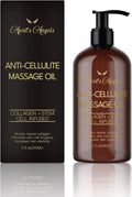 April's Angels Anti-Cellulite Massage Oil with Collagen & Stem Cell Infused. Skin Elasticity, Firmness, Deep Hydration. 8 fl oz
