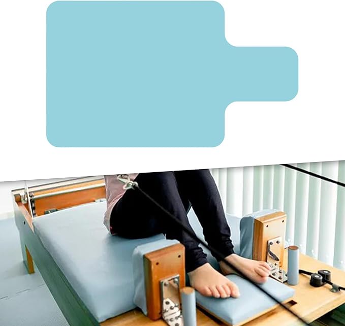 Pilates Mat for Reformer Portable 39 X 24inch Nonslip Cover Suede Cloth Rubber Lightweight Fitness Gym Travel Gym Accessories