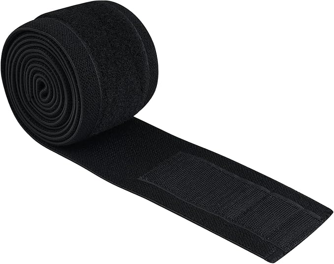 AQF Knee Wraps Weight Lifting Bandage - IPL and USPA Approved Gym Knee Support - Heavy Duty 78” Elasticated Support Straps Guard Powerlifting, Squatting (Pair)