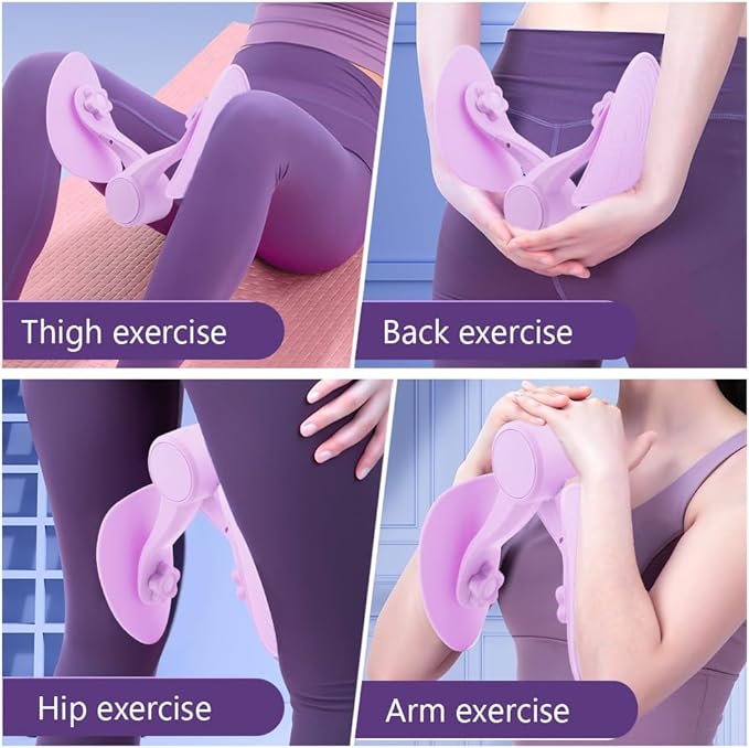 Thigh Exerciser for Women, Enhanced Resistance Hip and Pelvis Trainer, Under Desk Exerciser and Kegel Exercise Products for Women Home Gym