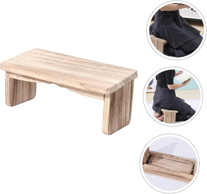 Wooden Meditation Stool Portable Foldable for Yoga Meditation Non-Slip m