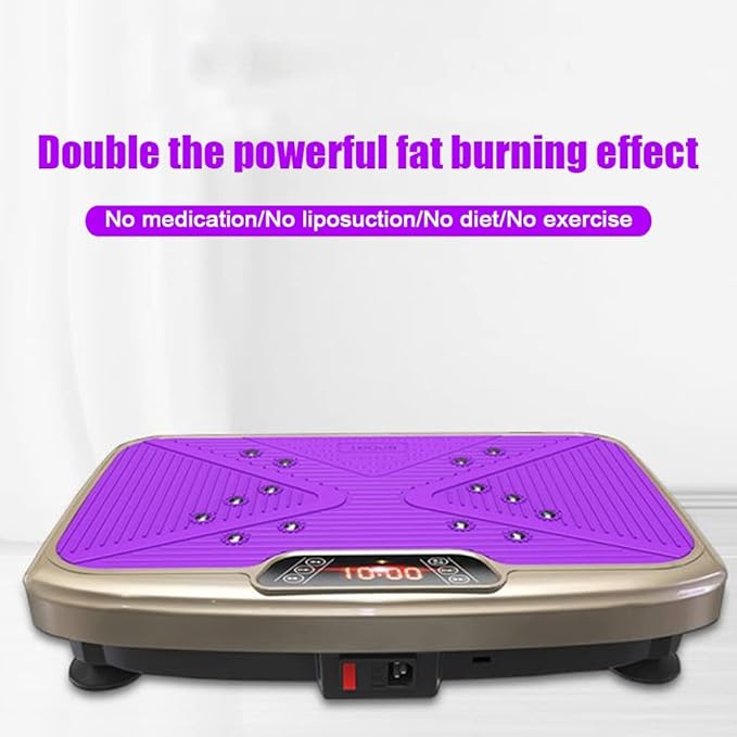 Vibration Plate Exercise Machine,Whole Body Vibration Platform Machine,Fitness Vibration Trainer for Weight Loss Shaping Toning Home Gym