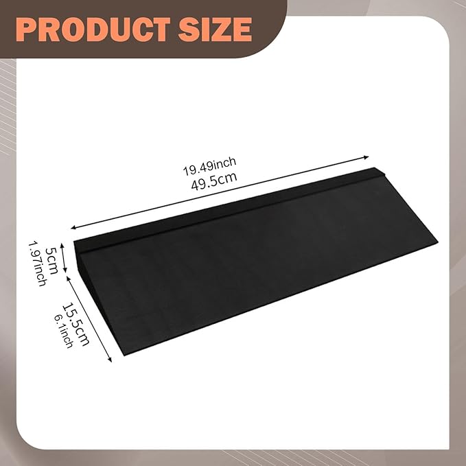 Squat Wedge Block Weight Lifting Ramp for Calf Stretches Workout Exercise