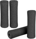 Foam Foot Pads Rollers Two Pair for Home Gym Exercise Machines Equipments Replacements with 1 Inch(2.5cm) Rod (Foam 9.25" X 2.76" Od X 0.87" Id)