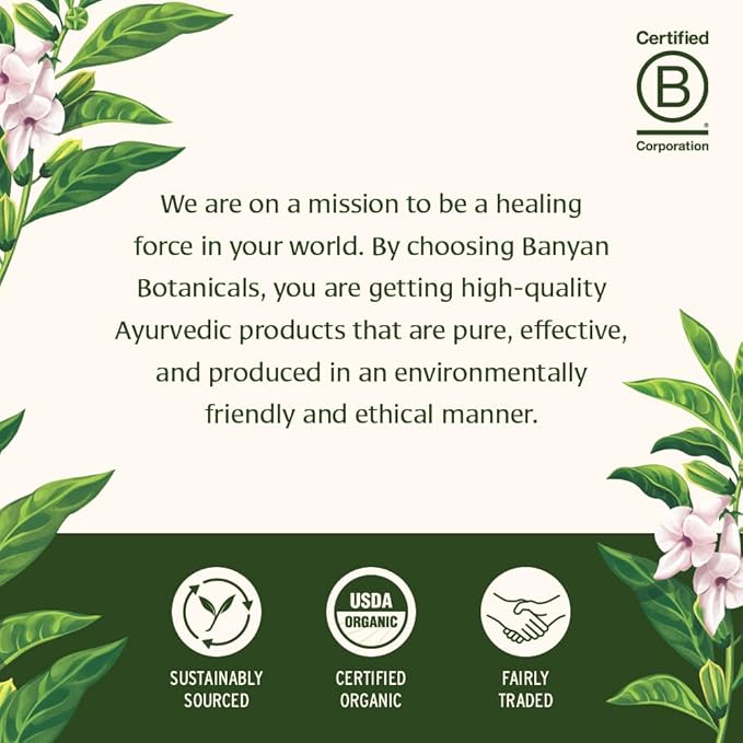 Banyan Botanicals Brahmi Oil in Coconut Base – Organic Ayurvedic Massage Oil with Gotu Kola and Bacopa ­­– Calming Massage Oil for Focus & Relaxation – 14.5 oz NonGMO Sustainably Sourced Abhyanga Oil