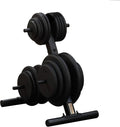 Body-Solid Standard Weight Tree Rack - Weight Plate Storage Racks 1000lb Weight Capacity, Hold Weightlifting Barbell Plates - Strength Training Plate Holder Stand For Home & Commercial Gym