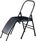 Yoga Chair,Thickened Auxiliary with Lumbar Support,It is Easier,for Home Office Dining Indoor Outdoor(Black)