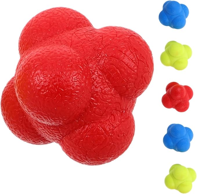 TOYANDONA 6pcs Agility Training Ball Reaction Balls Reflex Sports Coordination Hand Eye Coordination Training for Ages