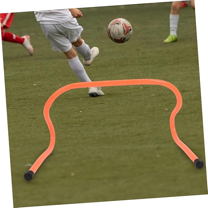 4pcs Agility Hurdles for Sports Training Plastic Speed Training Equipment for Boys and Girls and Athletes Improve Speed Flexibility and Coordination for Football Basketball Drills
