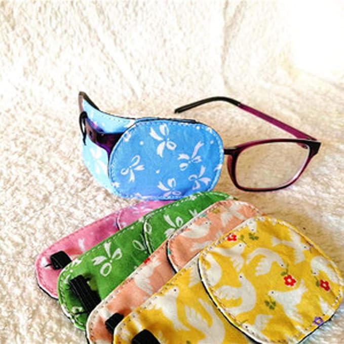 Cartoon Eye Patch Soft Single Glasses Cover Amblyopia Treatment for Children