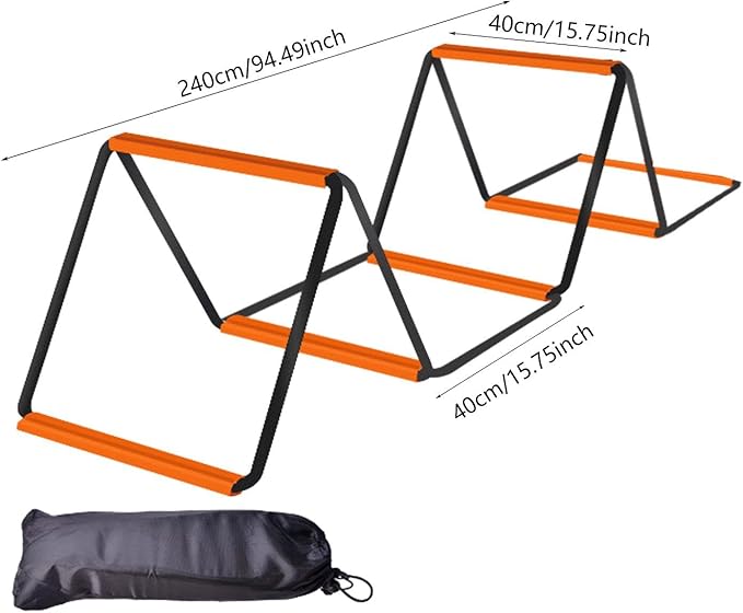 Agility Ladder Football Ladder Balance Agility Training Equipment Foldable Speed Ladder for Soccer Training