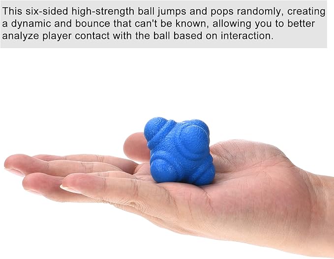 PATIKIL Bounce Reaction Balls Coordination Training Ball Agility Trainer, TPR Low Difficulty for Speed Reflex