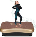 Vibration Platform Exercise Machine, Full Body Fit Vibration Massage for Home Fitness & Weight Loss w/Loop Bands/Remote Control Max Load 330lbs