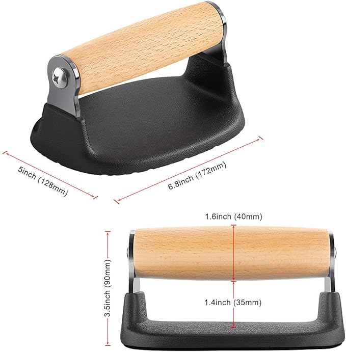 Dolibest Push Up Bar, 12'' High Parallettes Bars with Wooden Handles, Stable and Comfortable Calisthenics Equipment, Suitable for Handstand, L-Sit, Dip Bar, Strength Training for Indoor Outdoor Use