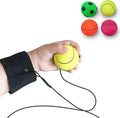 ZUYEE 4/8/16/32 Pack Wrist Return Ball 1.85 Inch Sports Wrist Balls On A String Rubber Rebound Balls (Basketball, Baseball, Soccer) Wristband Toy for Children Kids Gift Exercise or Play