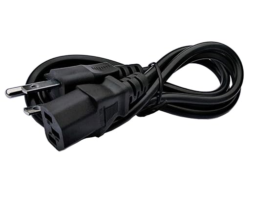 AC Power Cord Compatible with SoftGym Vibration Plate Exercise Machine Whole Body Workout Vibration Platform,Waver Vibration Plate for Home Fitness Power Supply Cord Cable