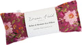 Handcrafted Lavender Eye Pillow – Organic Aromatherapy, Weighted Flaxseed Design, Warm or Cool Use – Made in USA by Woman-Owned Small Business - Retro Floral Print