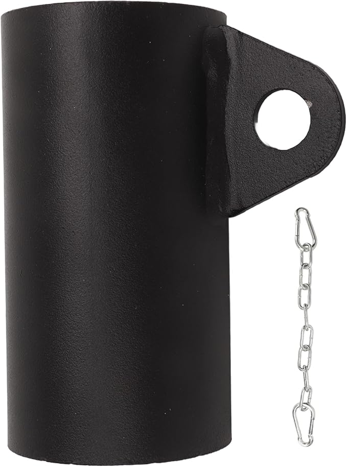 T Bar Row Handle Landmine Attachment, Barbell Row Platform with Chain for Bent Over Row, Home Gym Strength Training Equipment for Back and Core Workout
