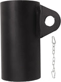 T Bar Row Handle Landmine Attachment, Barbell Row Platform with Chain for Bent Over Row, Home Gym Strength Training Equipment for Back and Core Workout