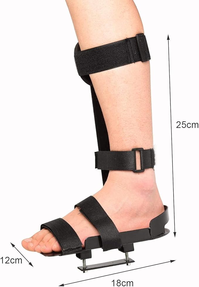for Leg Protector Bracket Pedal Exercisers, 1 Pair Leg Ankle Fixed Support Bracket, Lengthened & Widened Anti-Skid Pedals, for Rehabilitation Trainer for The Elderly and Disabled,leftleg