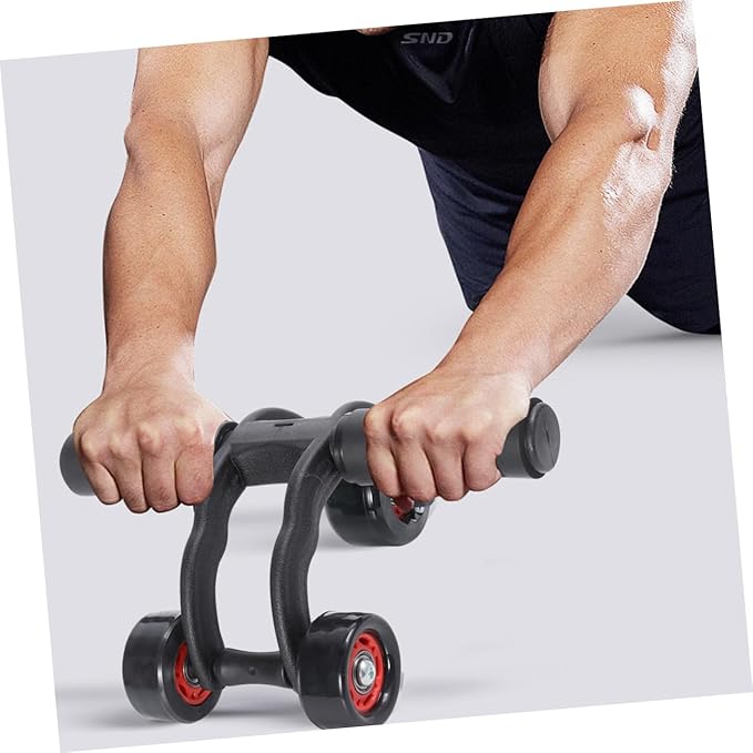 Toyvian Ab Wheel for Sit up Exercise Portable Abdominal Muscle Fitness Equipment Inner Thigh Workout Roller Push-ab Roller Machine