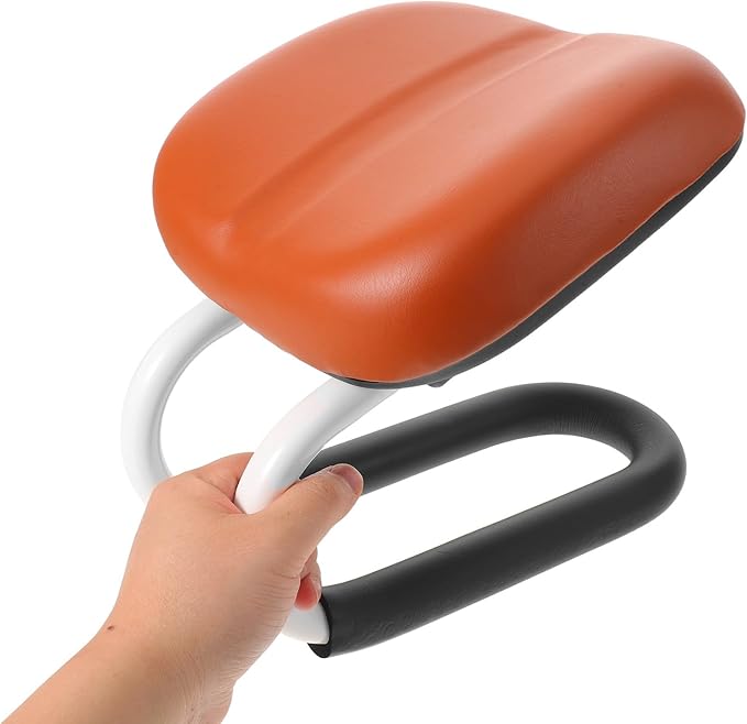 Meditation Bench: Kneeling Chair with Non-Slip Base - Soft PU Leather Stool - Adjustable Height Cushion for Prayer Home Studio Portable