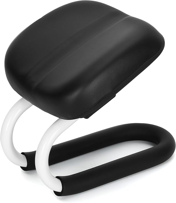 Meditation Bench Black, Metal Kneeling Stool, Seiza Bench with Cushion, Kneeling Meditation Stool，Adjustable Ergonomic Prayer Chair for Home Yoga Studio Portable Non-Slip