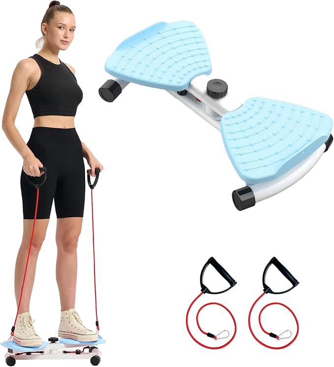 HOTWAVE Waist Twister Board – 360° Rotating Fitness Board for Core Workout, Weight Loss, and Waist Toning – Non-Slip Surface with Adjustable Resistance – Home Exercise Equipment for Men & Women