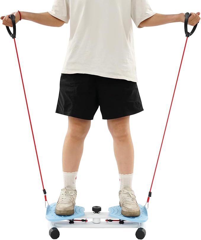 Waist Twisting Fitness Tool, Ab Twister Board for Exercise, 264lbs Load Capacity, for Weight Loss and Slimming, shaping, firming buttock, Home Workout,Bedroom, Balcony, Gym