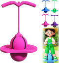 2026 Balance Jumping Ball, Balance Pogo Ball, Pogo Jumper with Handle and Ball Pump, High Jump Toy Bounce Jump Trick Board Pogo Bouncing Ball Safe and Fun Pogo Stick for Adults