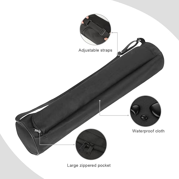 Yoga Mat Bag for Women & Men,Travel Yoga Gym Bag for 1/4" 1/3" Thick Exercise Yoga Mat,Fitness mat bag,sprot mat pouch