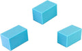 CanDo Hand Therapy Blocks - Blue (Medium), Pack of 3 - Grip Strengthening Foam Hand Exercise Tools for Physical Therapy, Arthritis, Carpal Tunnel, Stress Relief, Anxiety