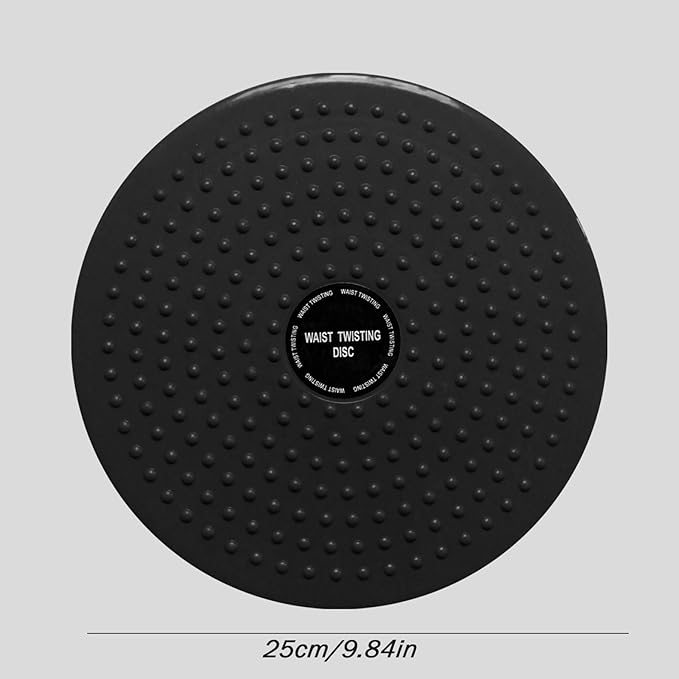 Twist Board for Exercise 90kg Load PP Waist Twisting Disc for Waist Aerobic Exercise Full Body Toning Workout Portable Rotating Ab for Workout Equipment Black, Waist Twisting Disc, STANDARD