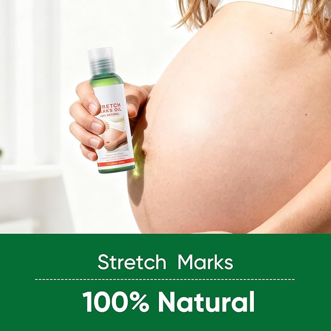 Stretch Marks Massage Oil for Women,Body Oil Serum for Scars and Stretch Marks | Face and Body Moisturizer for All Skin Types(100ml)