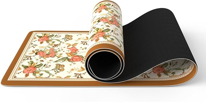 FOLAI Extra Thick Yoga Mat 6mm，pilates mat thick - Non-Slip Exercise Mat for HIIT, Pilates & Home Workouts & Workout with Free Carry Strap