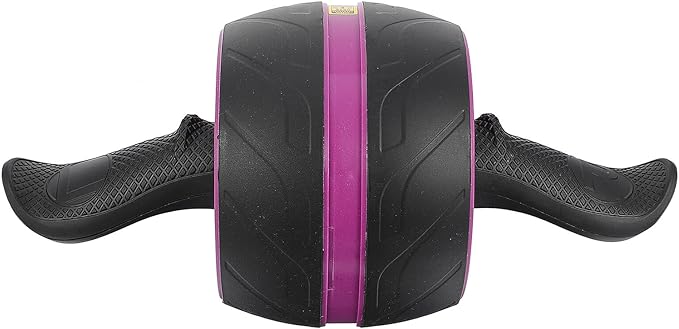 PRETYZOOM Automatic Rebound Ab Roller Wheel for Home Gym Core Strength Training Non-slip Abs Fitness Equipment for Men and Women Silent Exercise Roller for Abdominal and Back Workouts