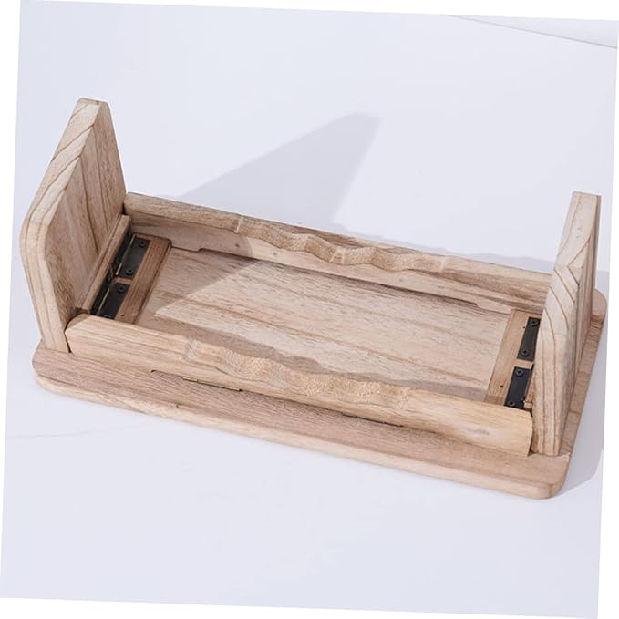GALPADA Meditation Bench Zen Stool Kneel Sit Stool Wooden Floor Seat for Home Office