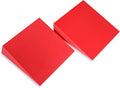 12" Foam Incline Stretch Wedge - Set of 2 - by Trademark Innovations (Brick Red)