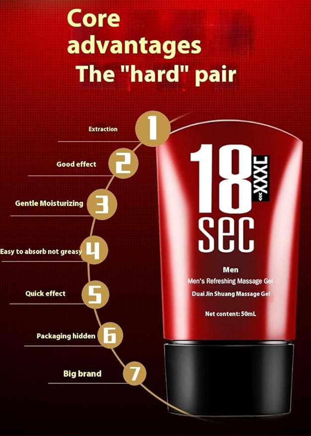 XXL Extra Strength Enlargement Massage Gel for Man - Men's Power Massage Cream for Increase Size, Huge Thickness, Strength and Prolonged Performance