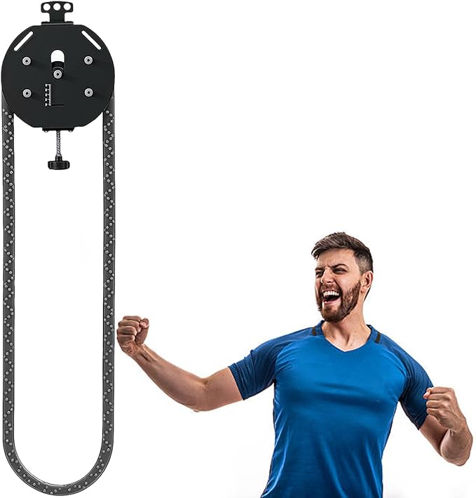 Endless Rope Trainer,Strength Training Endless Rope Pulley,Home Users Compact Suspension Trainer,for Full-Body Coordination Exercises