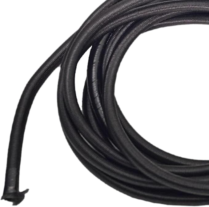 Rowing Machine Elastic Rope Replacement Cord 158 Inch Black for 500/550 Model Home Gym Accessory